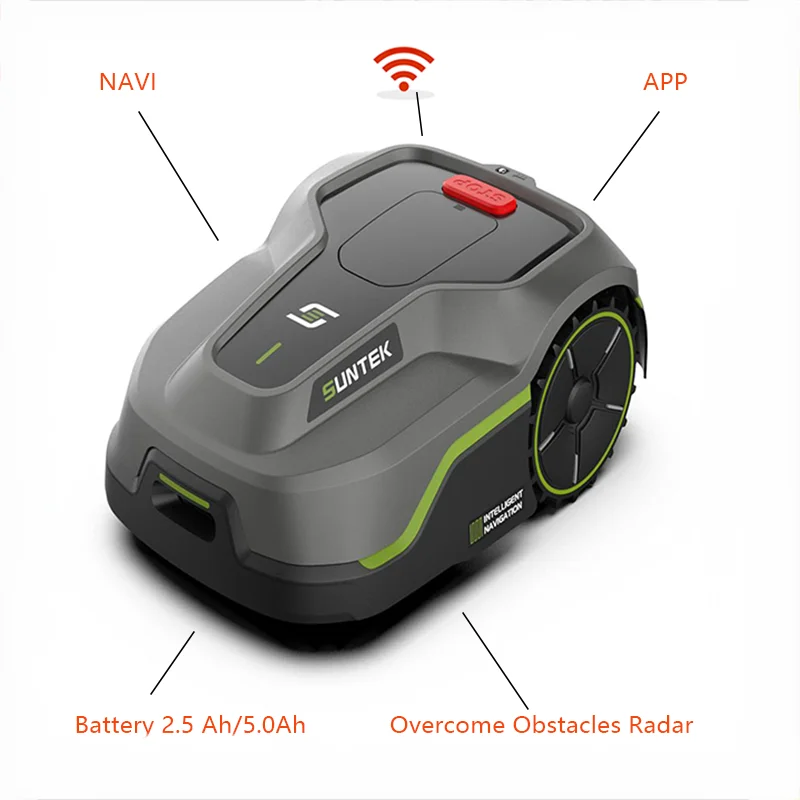 Smart Garden Drawing - Mesin Pemotong Rumput Otomatis NAVI HOME