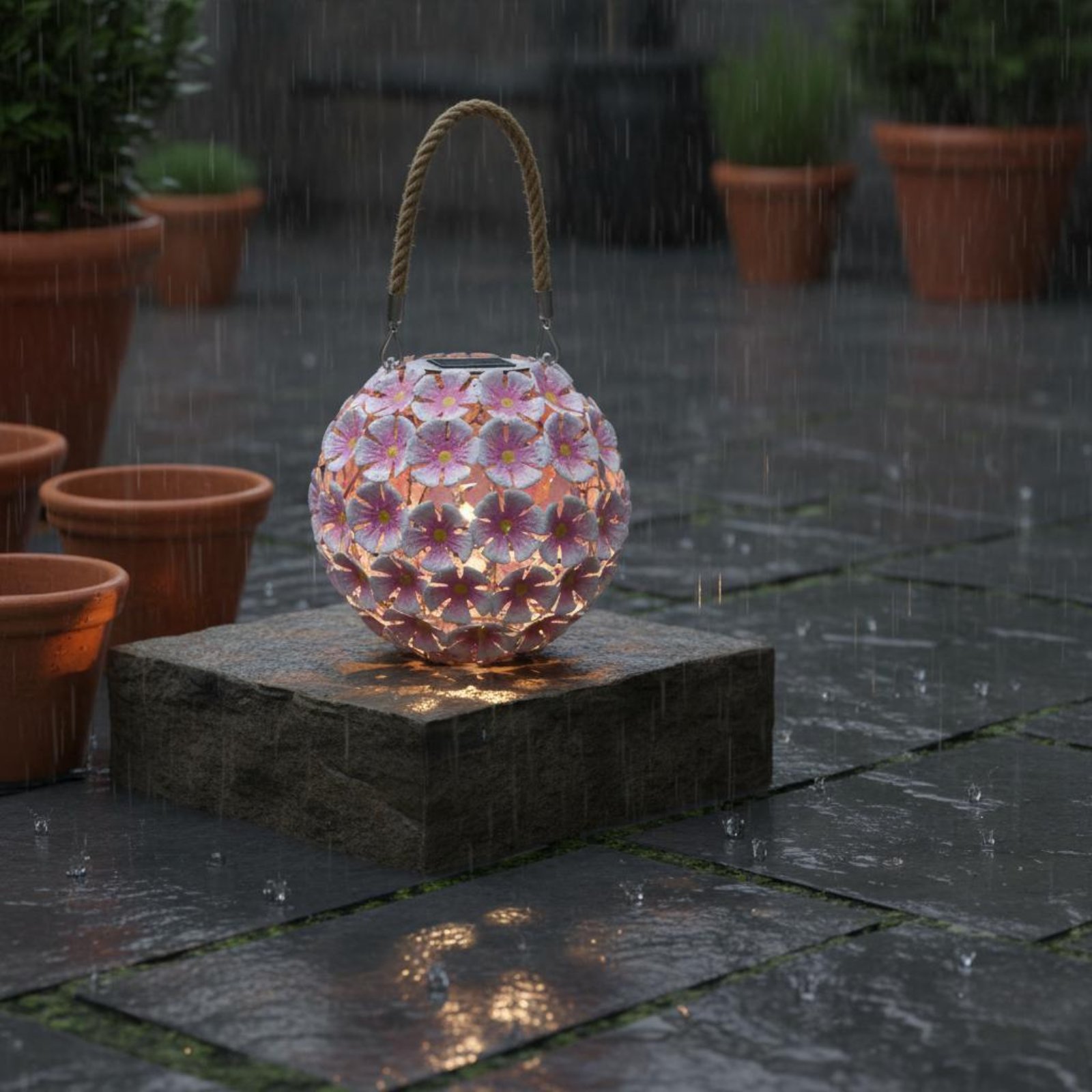 Smart Garden Lanterns - Lentera Bunga Gantung Lampu Bunga Tenaga