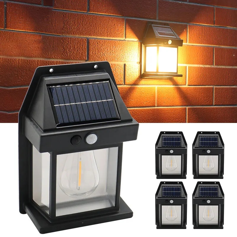 Smart Garden Lanterns - Lampu malam Tungsten tenaga surya, lampu