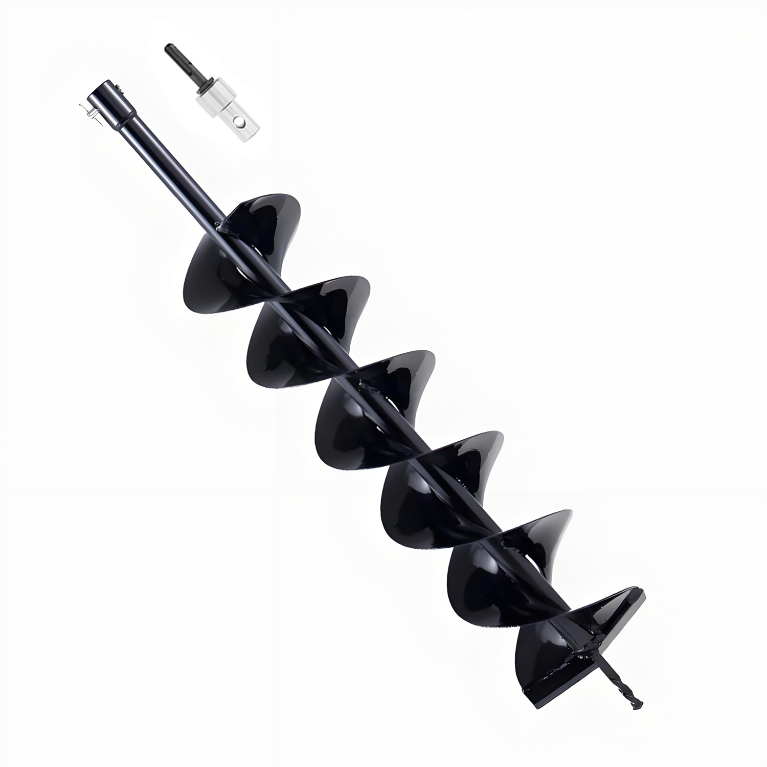 Smart Garden Fence - Mata Bor Tanah Spiral 15×80cm untuk
