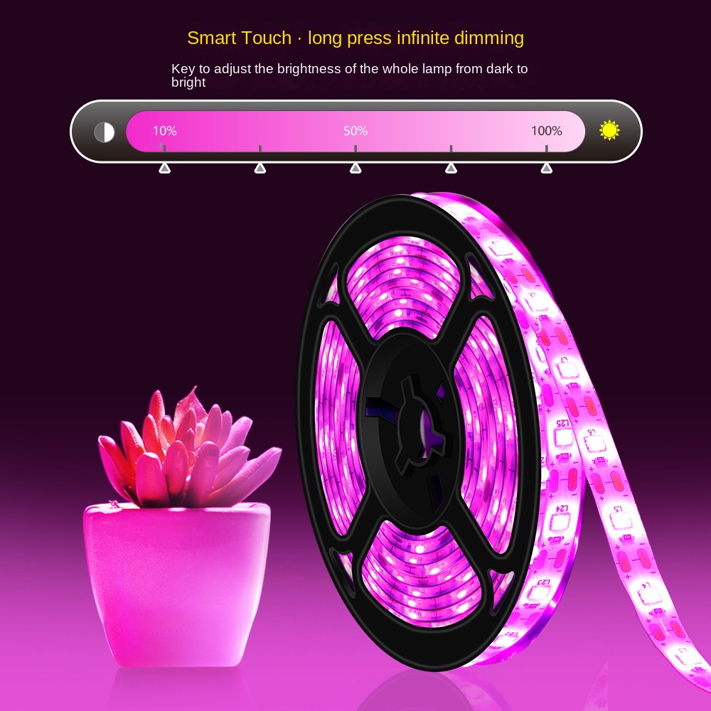 Strip lampu tumbuh LED 5M, spe - Led Plant Light Strip ulasan dan harga
