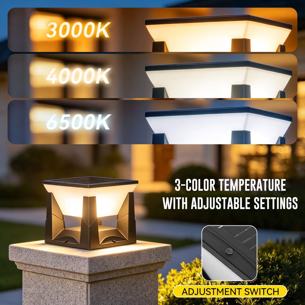 Lampu Tiang Tenaga Surya 3 War - Smart Garden Fence ulasan dan harga