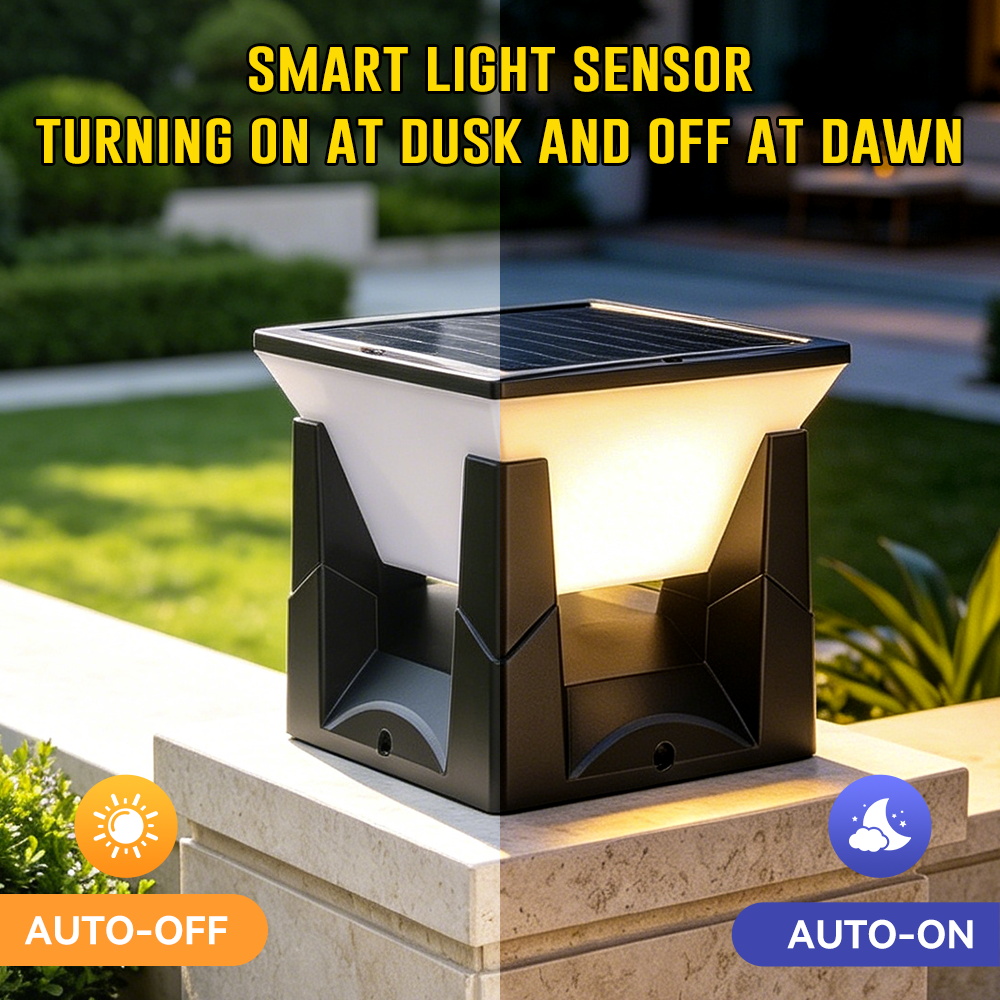 Lampu Tiang Tenaga Surya 3 War - Smart Garden Fence ulasan dan harga