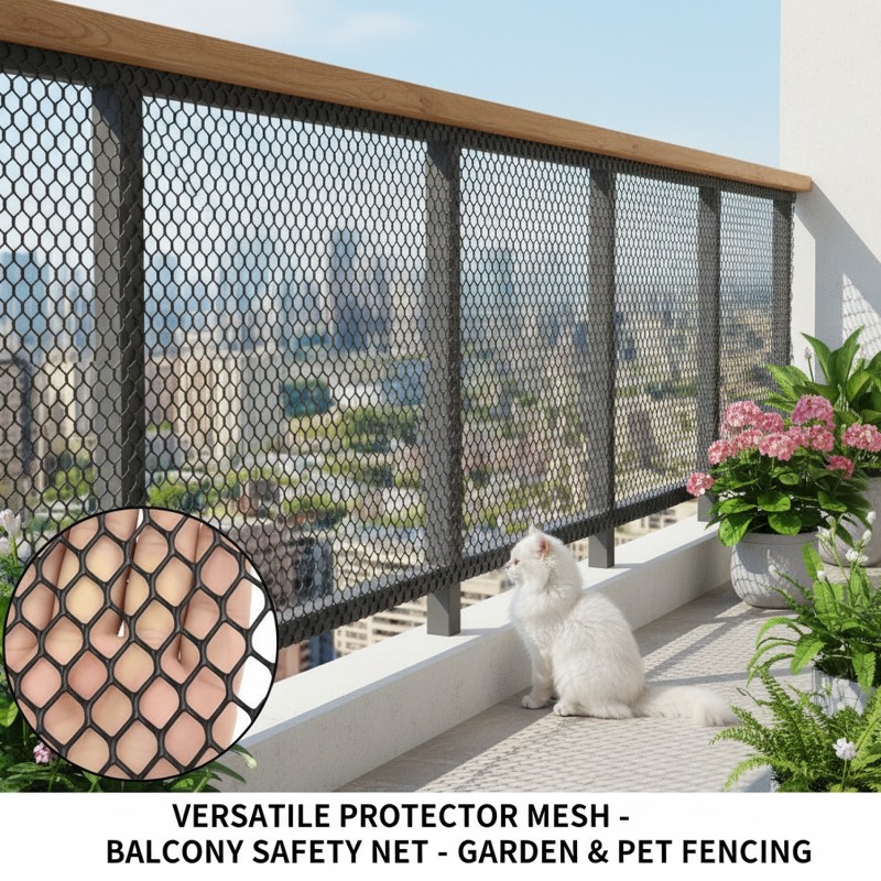Jaring Kawat Plastik 1mx1m/0.4 - Smart Garden Fence ulasan dan harga
