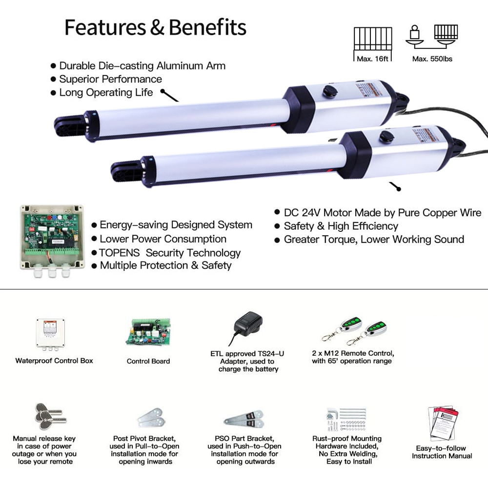 MK702 200KG Operator Gerbang A - Smart Garden Home Assistant ulasan dan harga