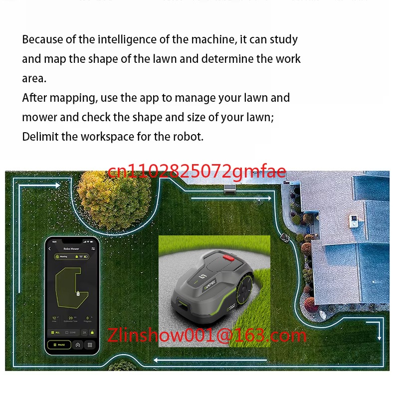 Robot Pemotong Rumput Otomatis - Smart Garden Drawing ulasan dan harga