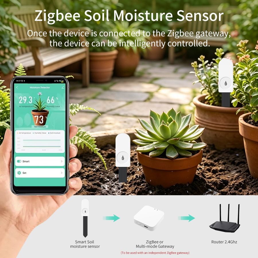 Alat Pengukur Kelembapan dan S - Smart Garden Home Assistant ulasan dan harga