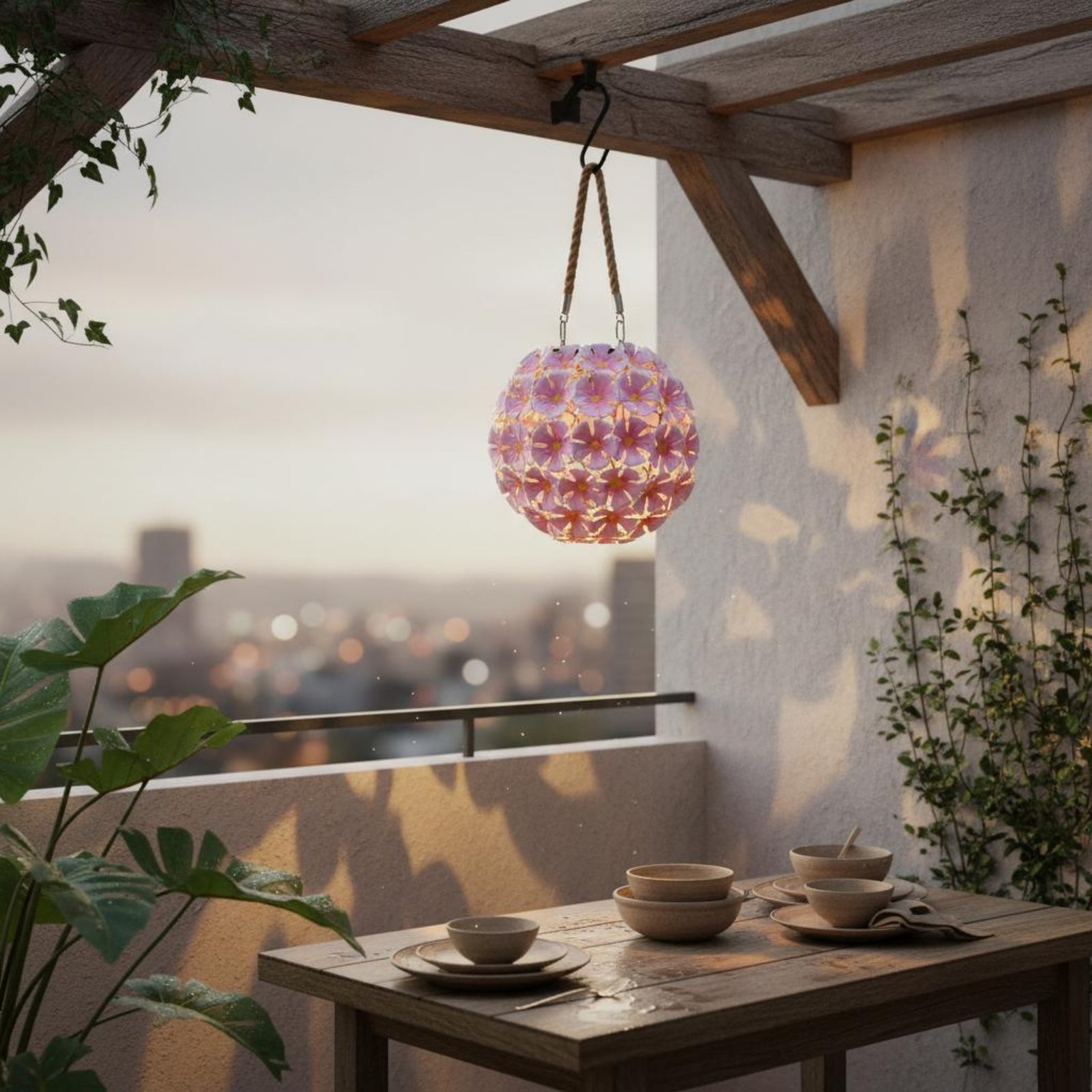 Lentera Bunga Gantung Lampu Bu - Smart Garden Lanterns ulasan dan harga