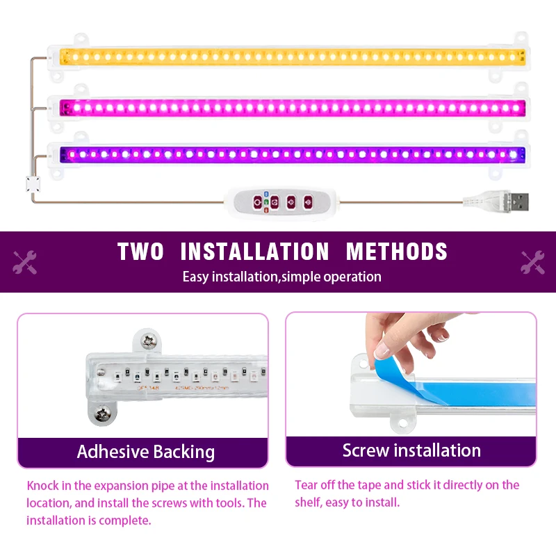 Lampu Tumbuh LED 5V USB Lampu  - Led Plant Light Strip ulasan dan harga