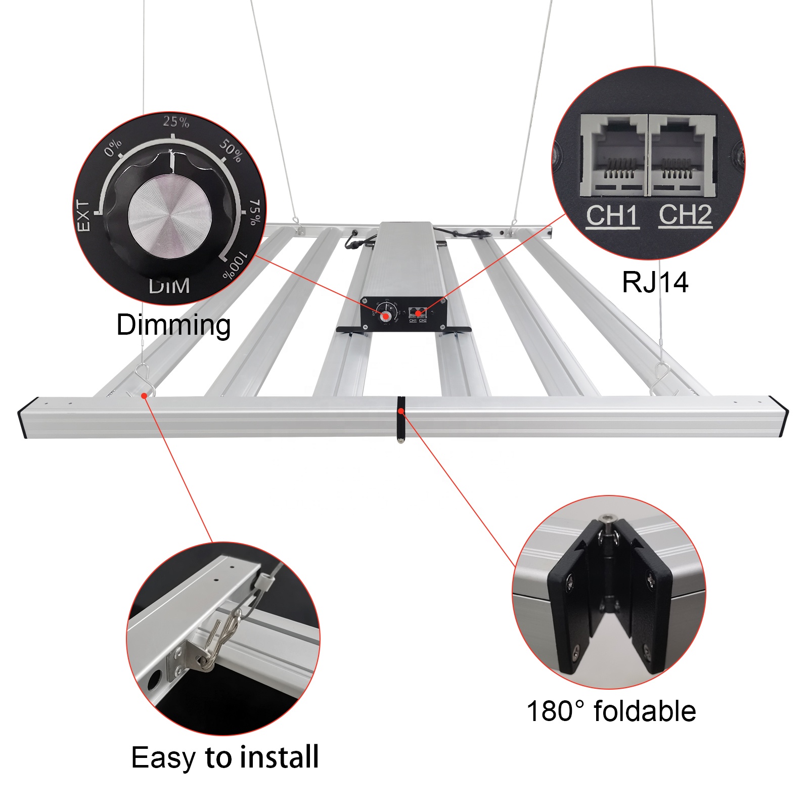 Liweida 100W 300W 600W 900W La - Led Plant Light Strip ulasan dan harga